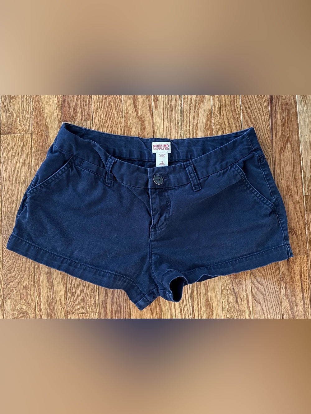 Mossimo Supply Co. Navy Jouniors Shorts